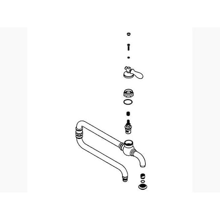 Kohler Assembly, Spout 1214018-CP